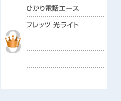 ひかり電話エース／フレッツ 光ライト